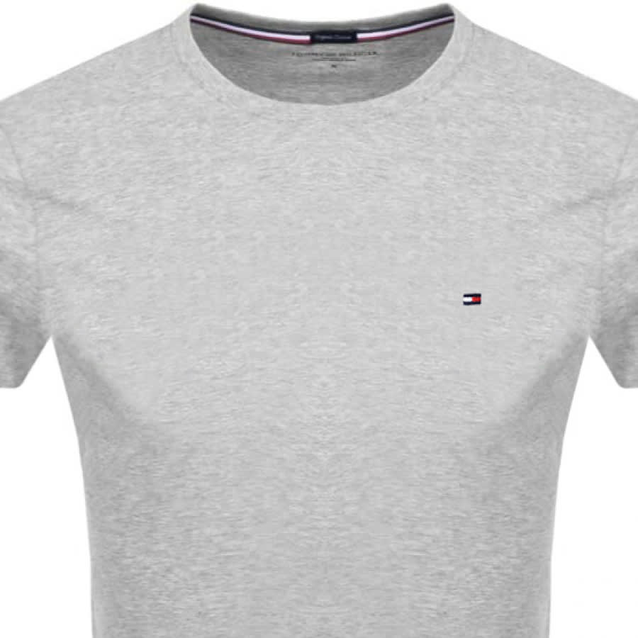 Alternative Image for ProductTommy Hilfiger Core Slim T Shirt Grey2